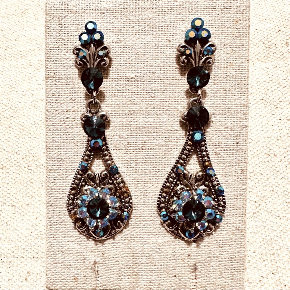 Nordstrom | Earrings | Space Chandelier Earrings | Blue - Picture 1 of 7